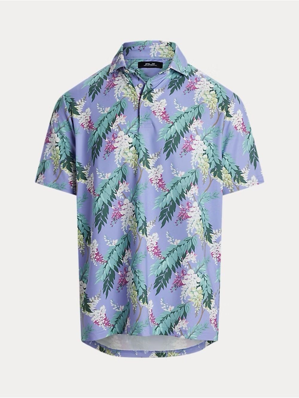 NEW RLX Ralph Lauren
Classic Fit Performance Polo Shirt floral print AOP golf XL